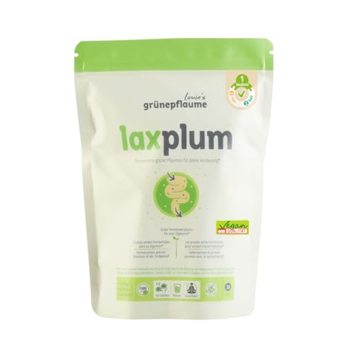 Laxplum. Die fermentierte grüne Pflaume mit Chlorid und Calcium für die Verdauung (weitere Details bei den Produktinformationen). Im Alltag, auf Reisen, beim Fasten. Natürlich, einfach, lecker.