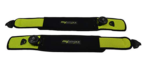 mybimaxx BFR (Blood Flow Restriction) Bandagen - für die Beine, Farbe: Lime