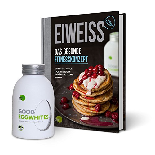 Eiweiß-Paket Gesunde Fitness: 1 Flasche Good Eggwhites (Bio-Eiklar) & das Fitness-Buch v. Pumperlgsund