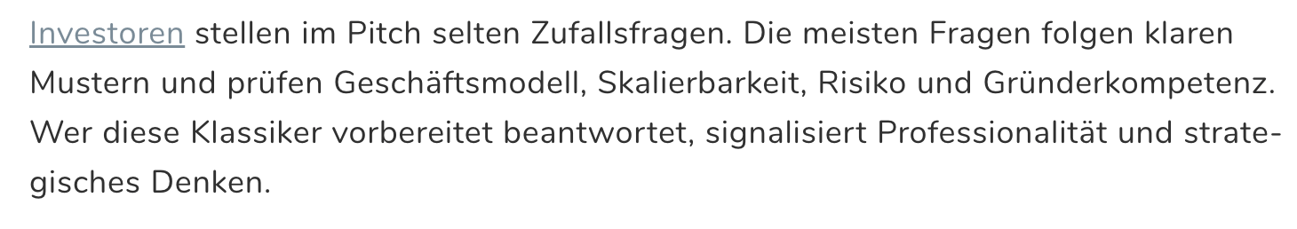 Fragen der Investoren im Pitch: Klassiker und passende Antworten