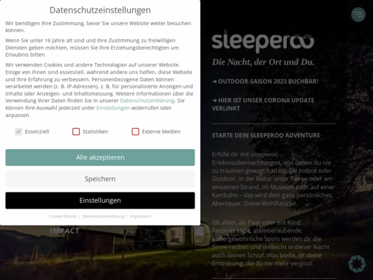 Sleeperoo Website