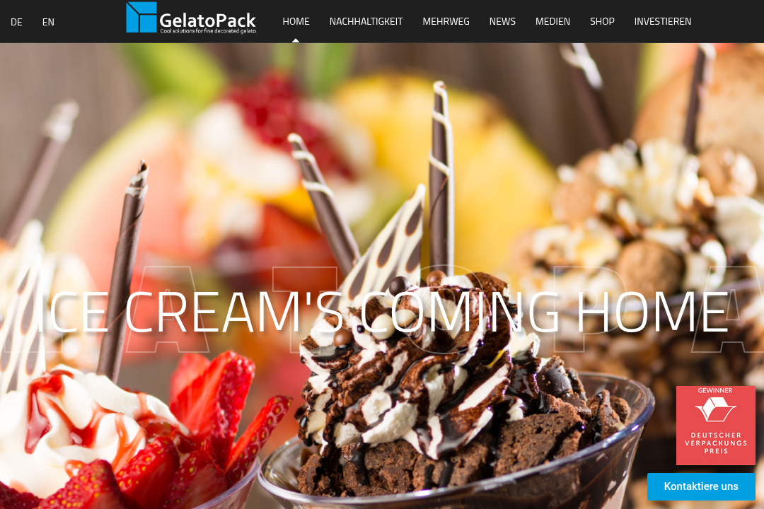 GelatoPack Website