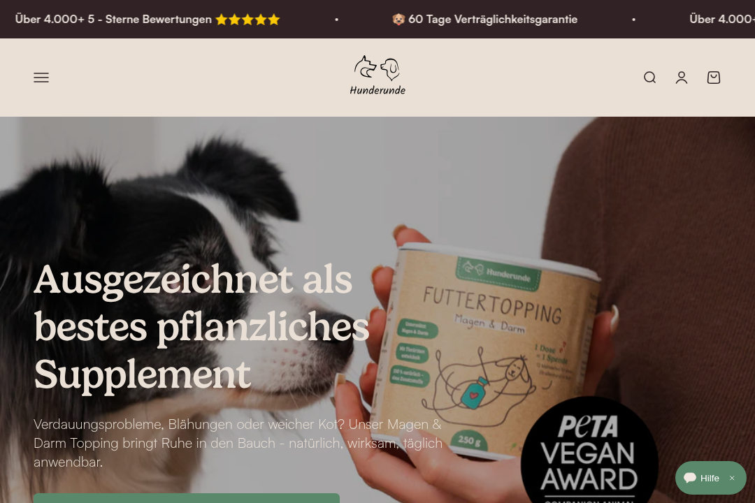Hunderunde Website