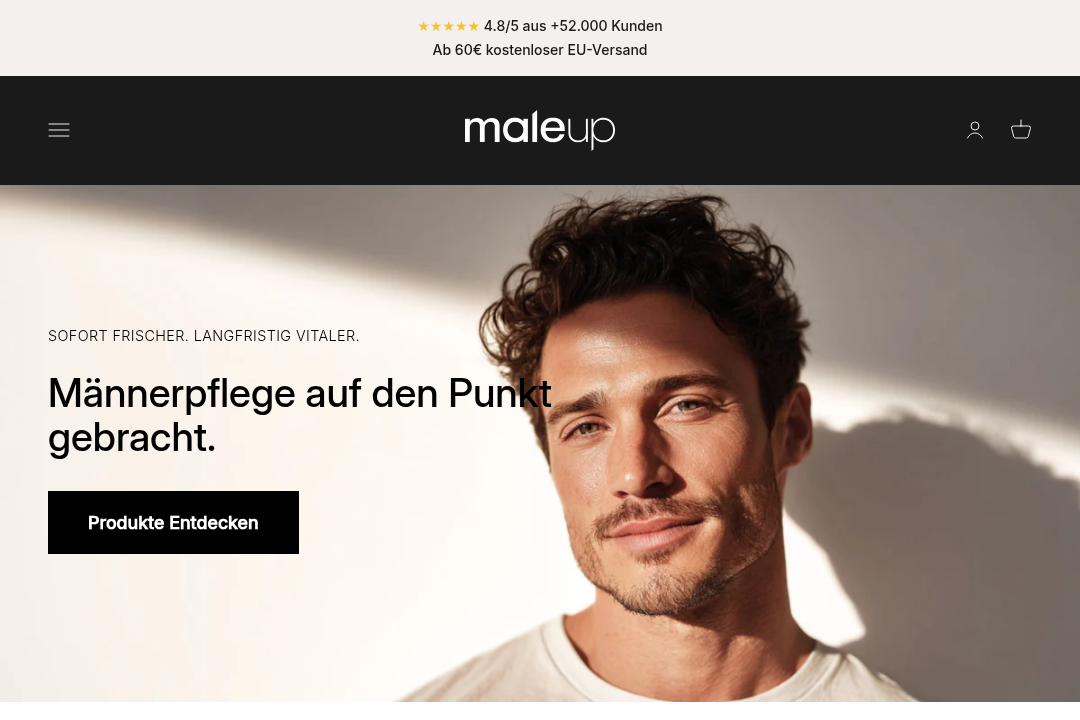 maleup Website