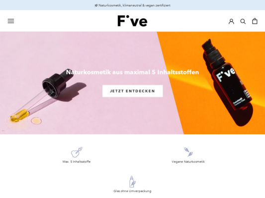 Five Skincare Website