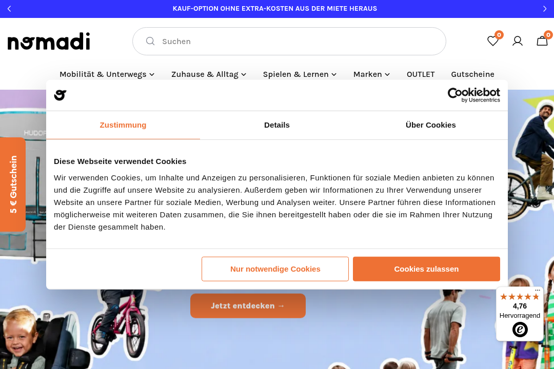 nomadi Website