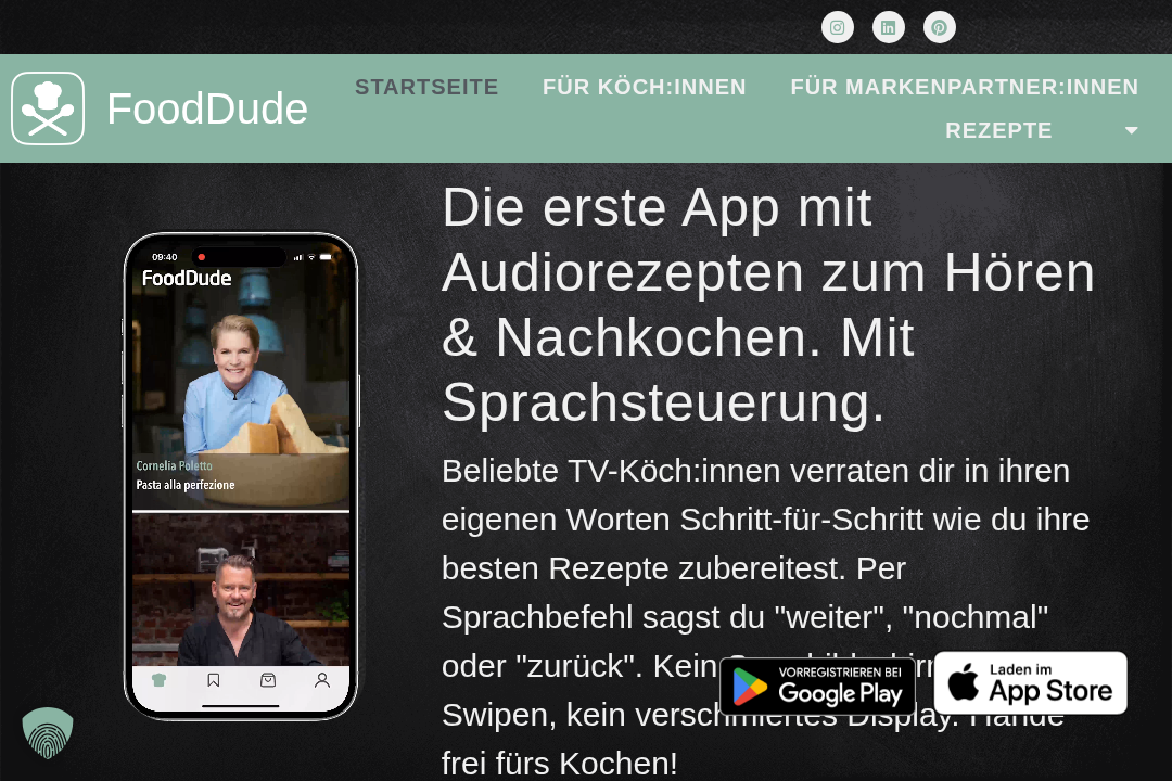 FoodDude Website