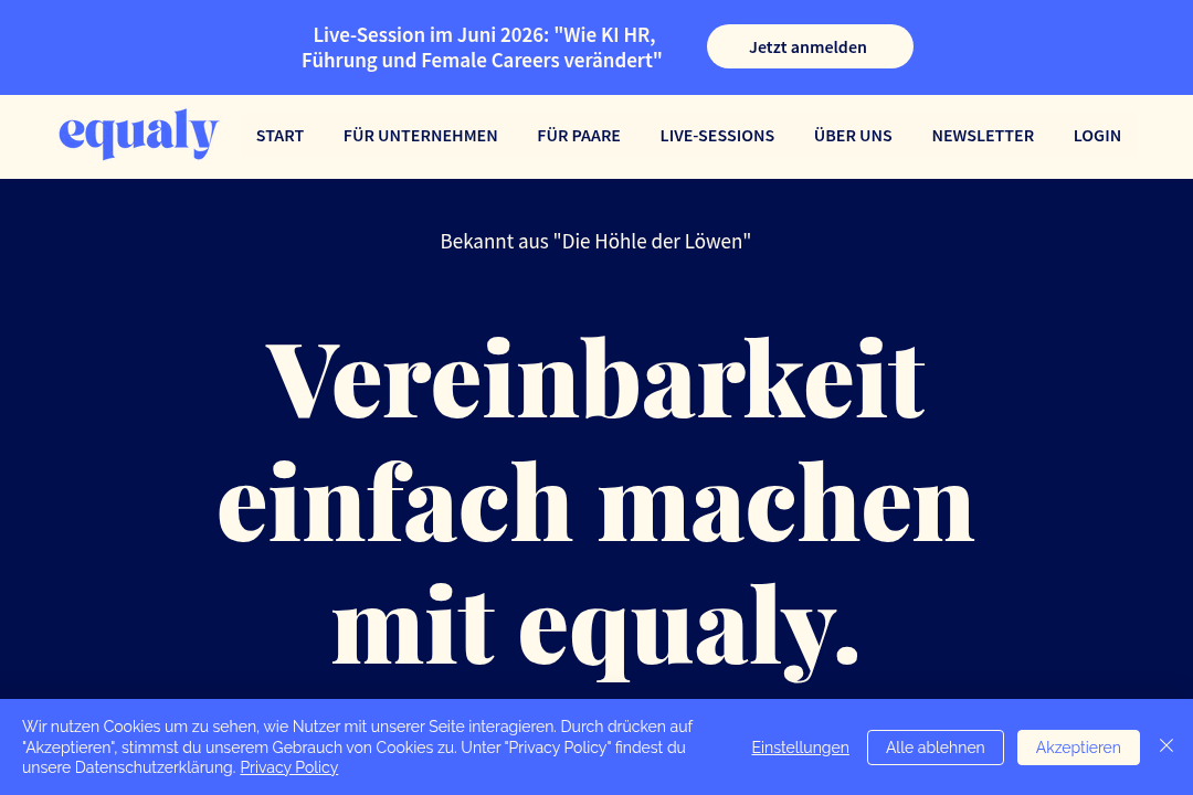 equaly Website