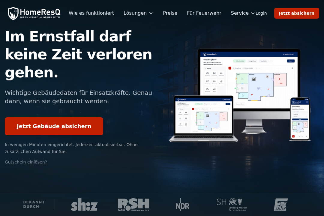 HomeResQ Website