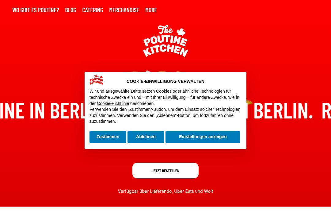 The Poutine Kitchen Website