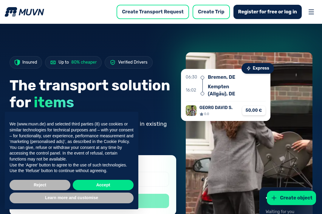 MUVN Website