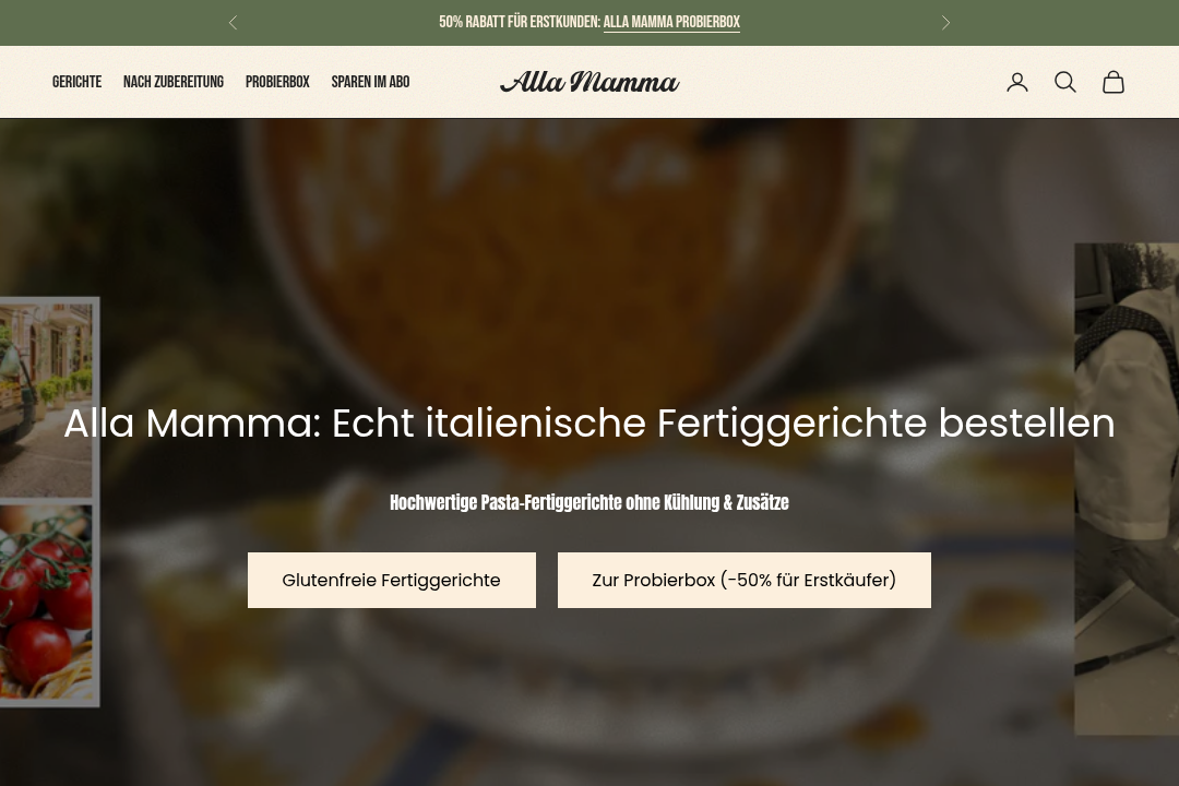Alla Mamma Website