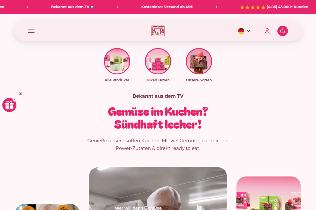 BetterCakez Website