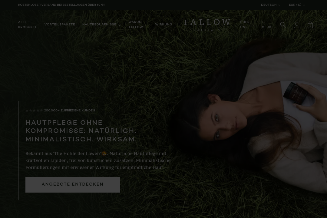 Tallow Naturals Website