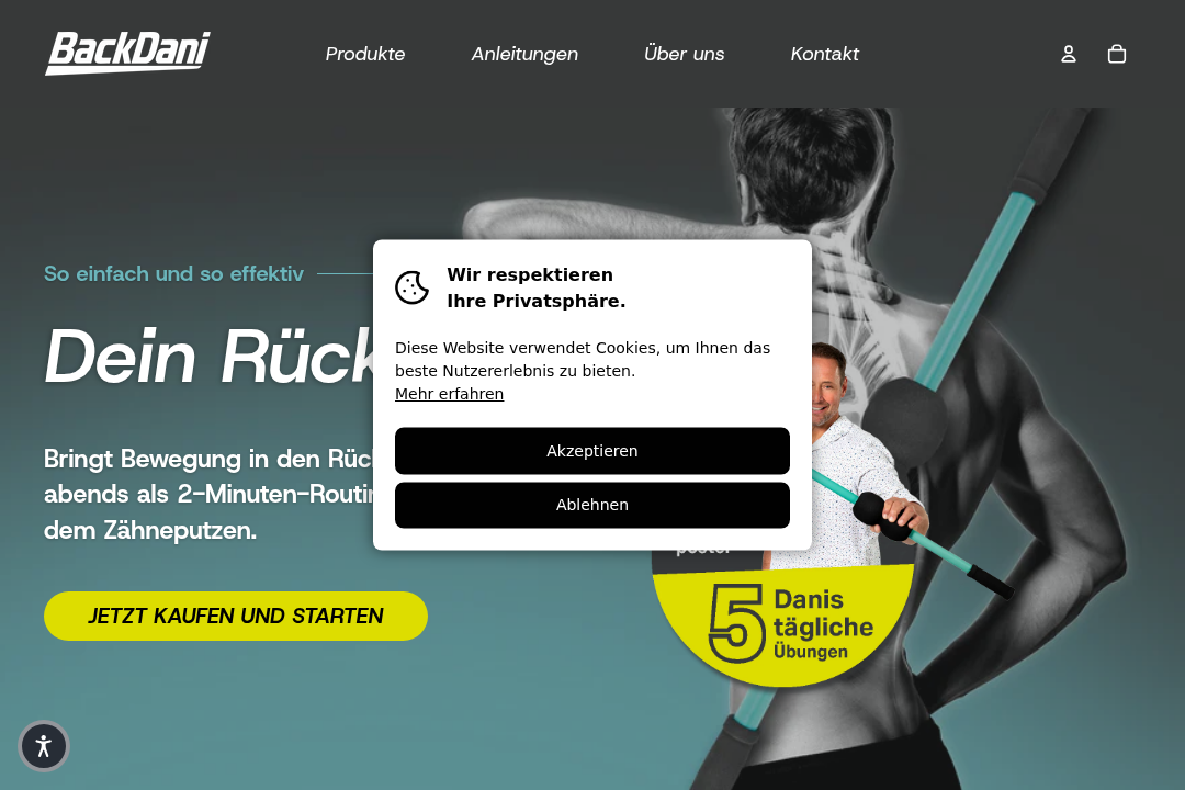 Backdani Website