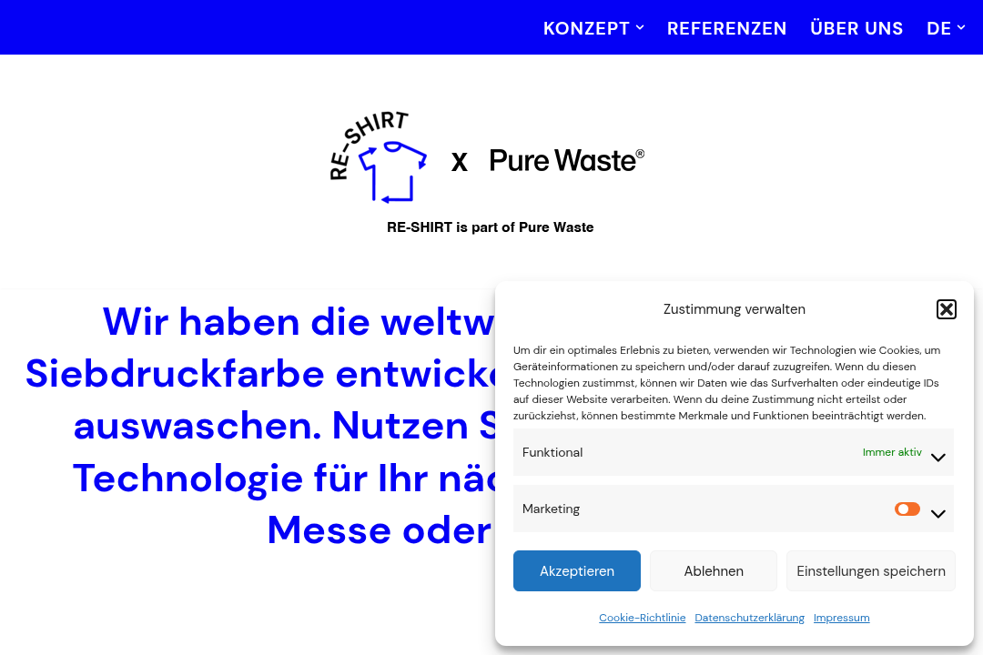 Re-Shirt Website