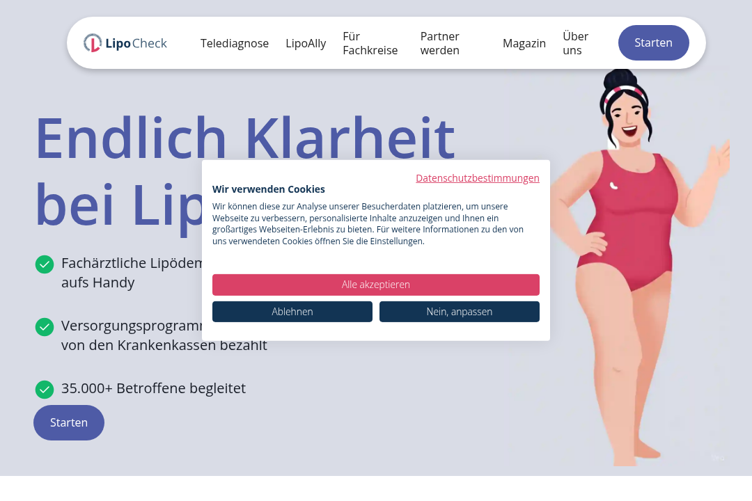 LipoCheck Website