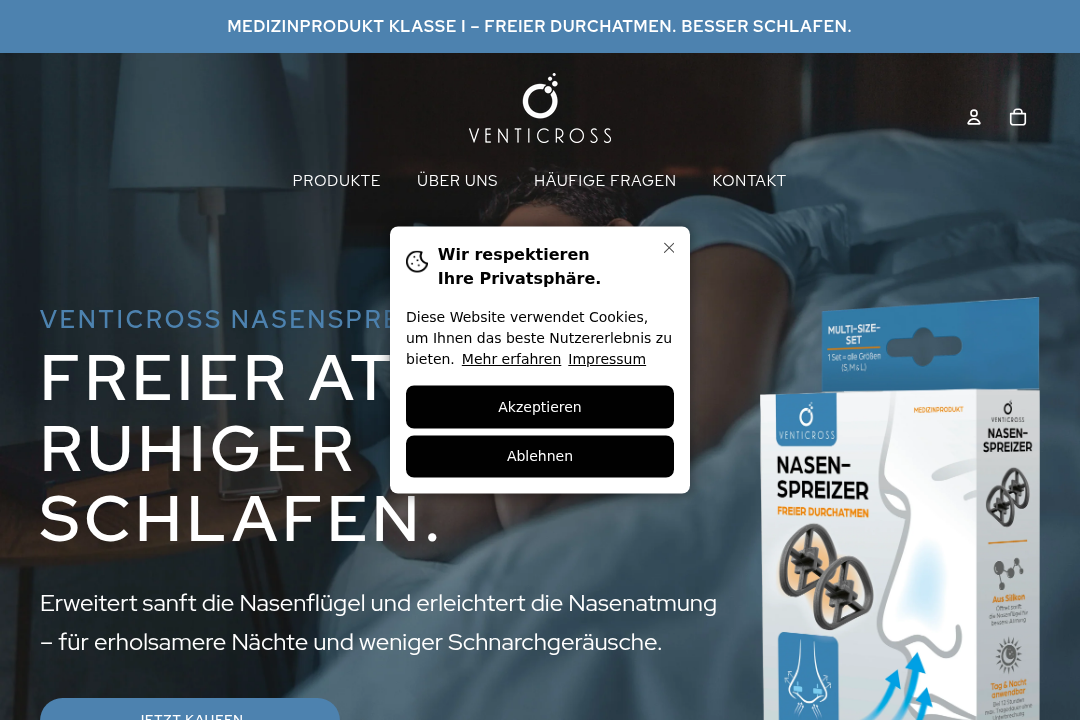 Venticross Website