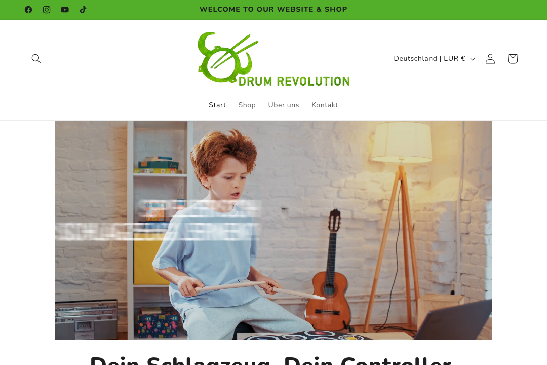 Drum Revolution Website
