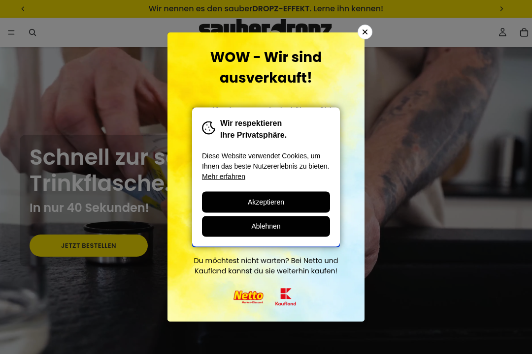 sauberdropz Website