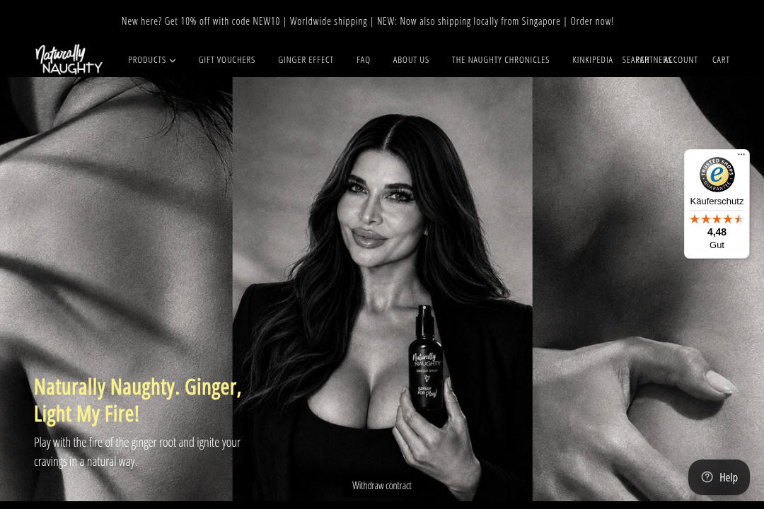 Naturally Naughty Website