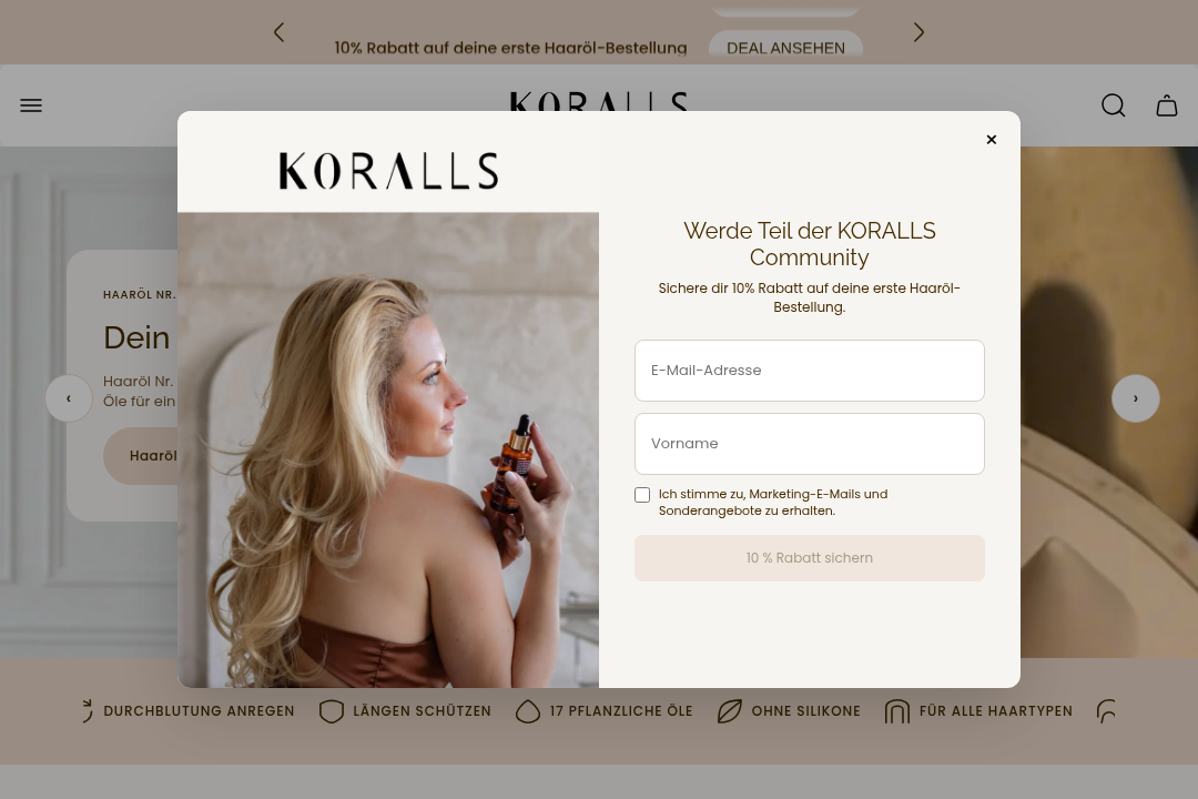KORALLS Website
