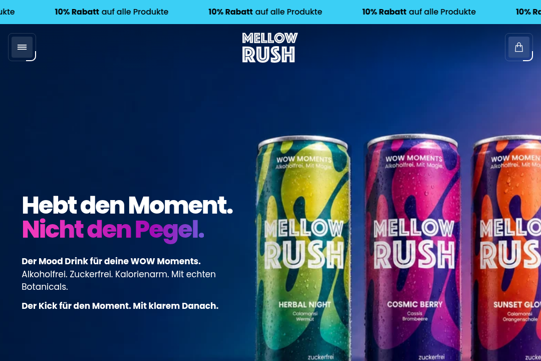 Mellow Rush Website