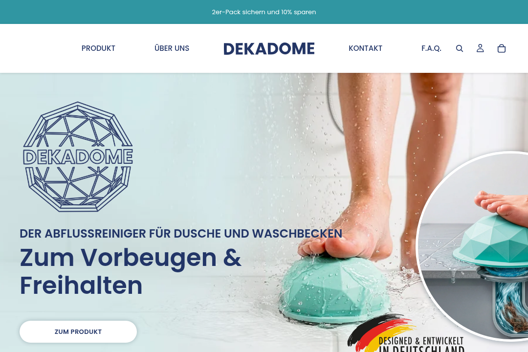 Dekadome Website