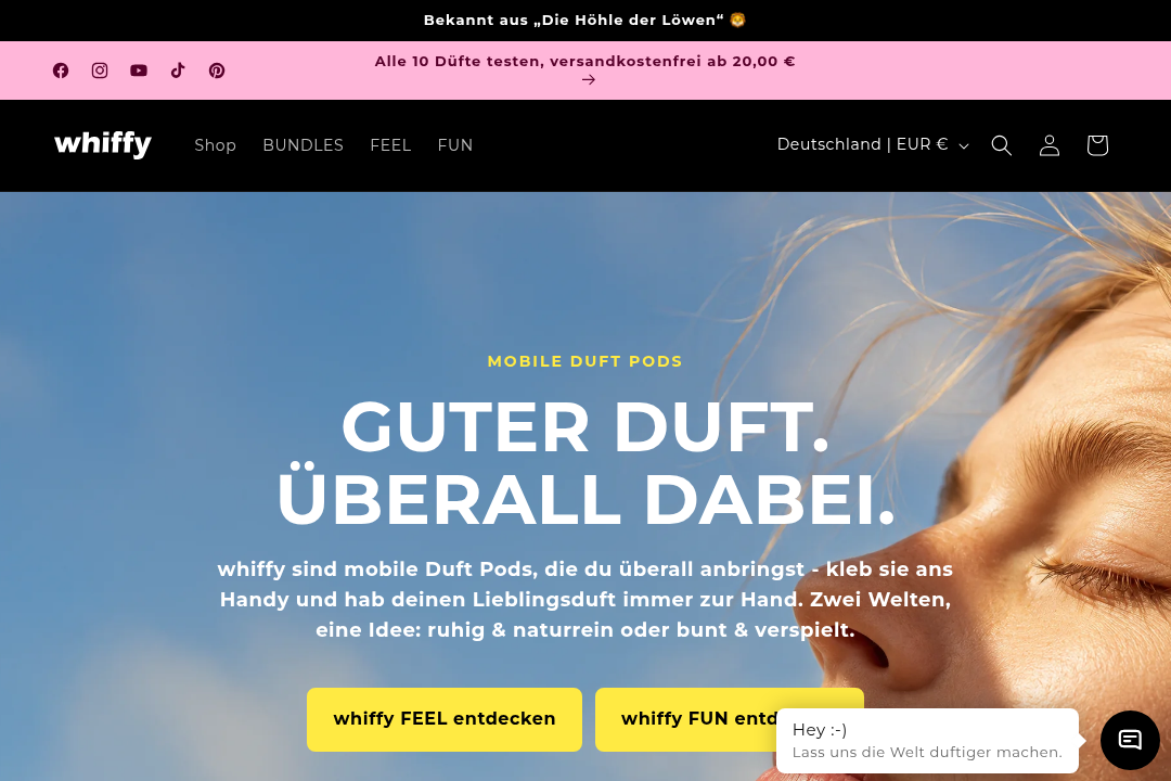 whiffy Website