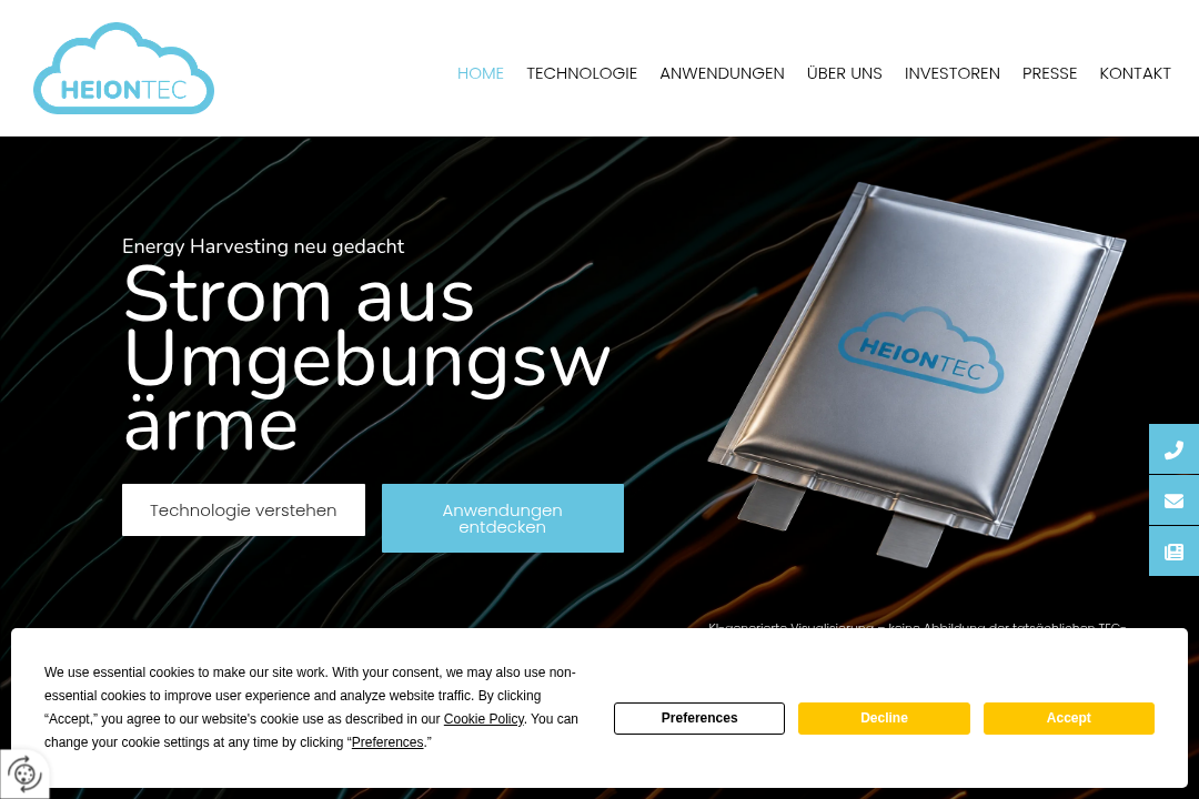 HEIONTEC Website