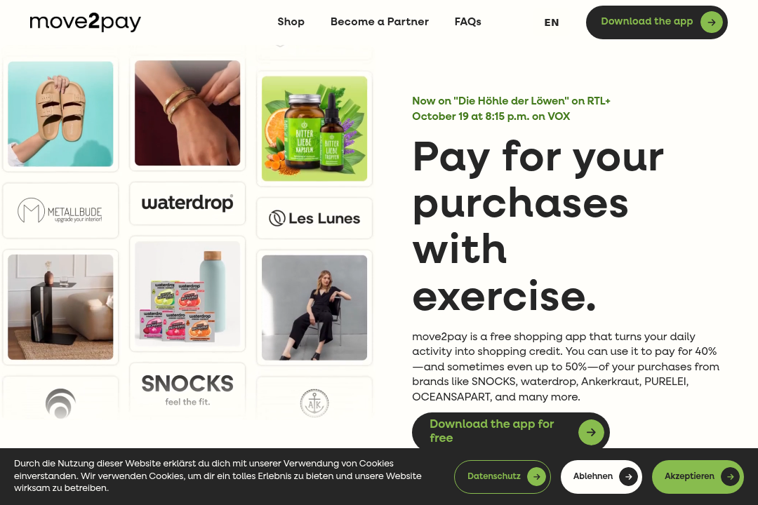 move2pay Website