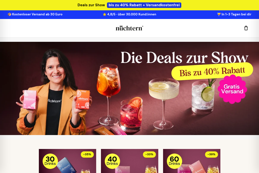 nüchtern Website