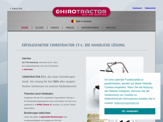Chirotractor Website