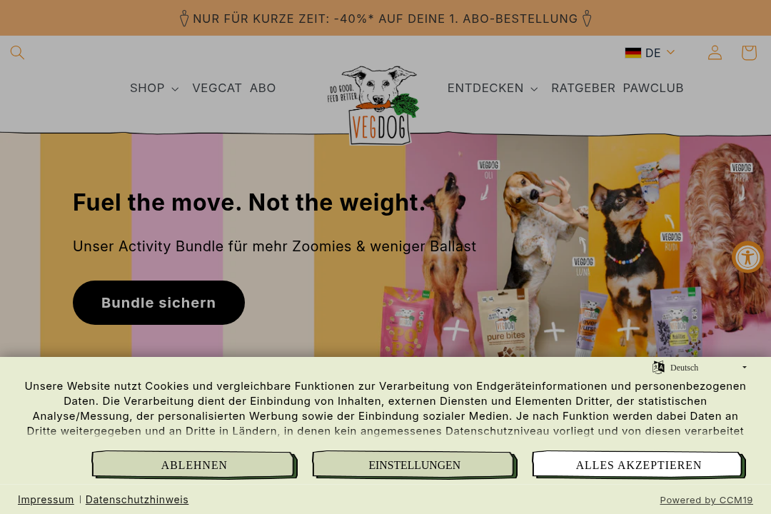 Vegdog Website