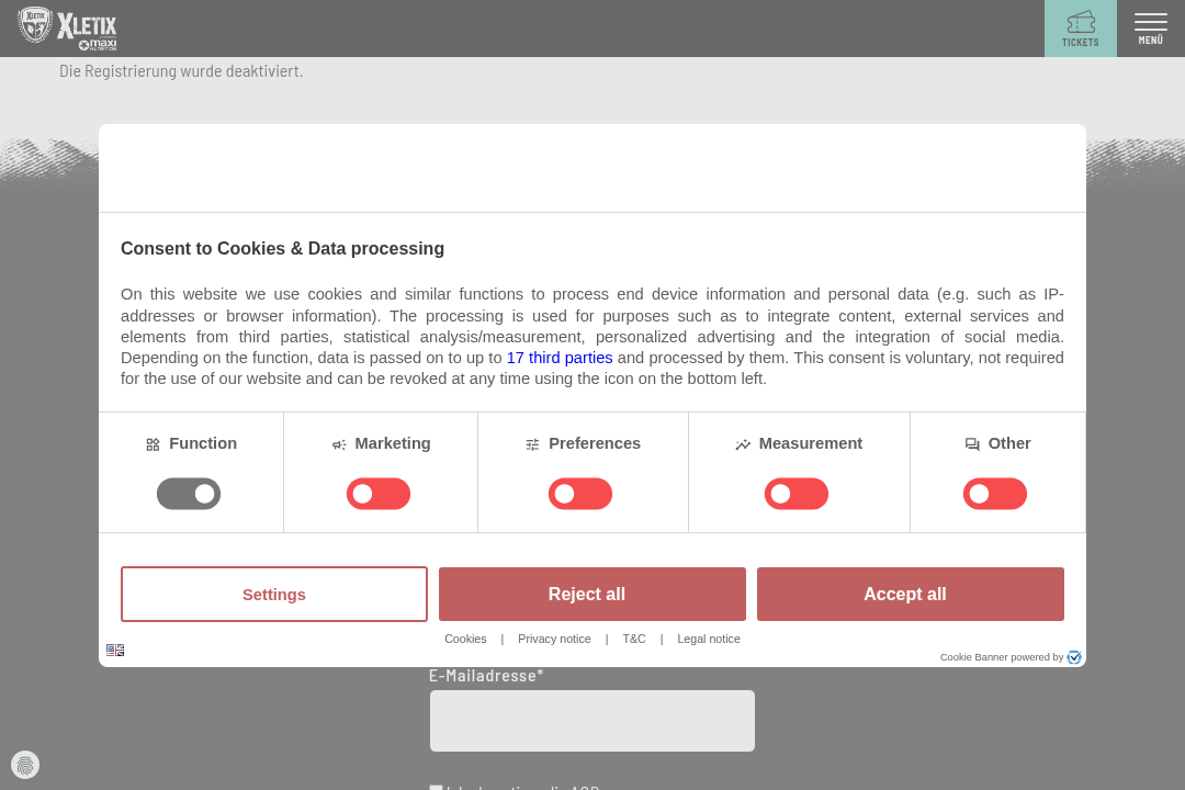 KrassFit / XLETIX Challenge Website