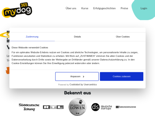 MyDog365 Website