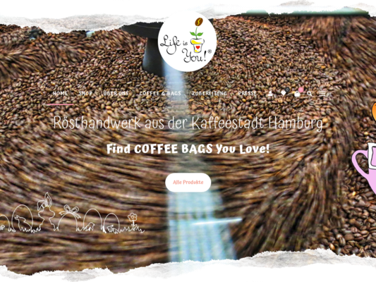 Coffee Bags Website