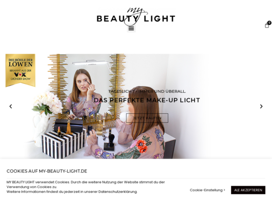 My Beauty Light Website