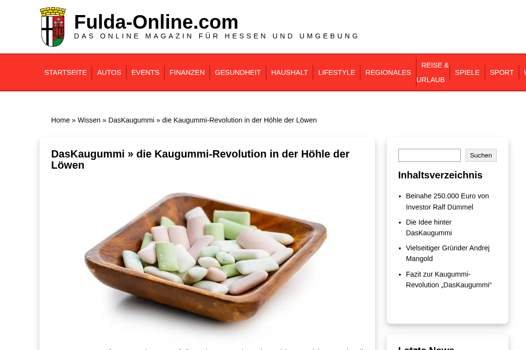 DasKaugummi Website