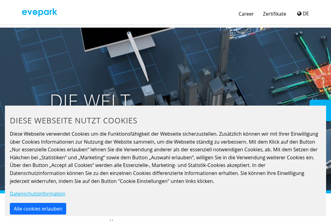 evopark Website