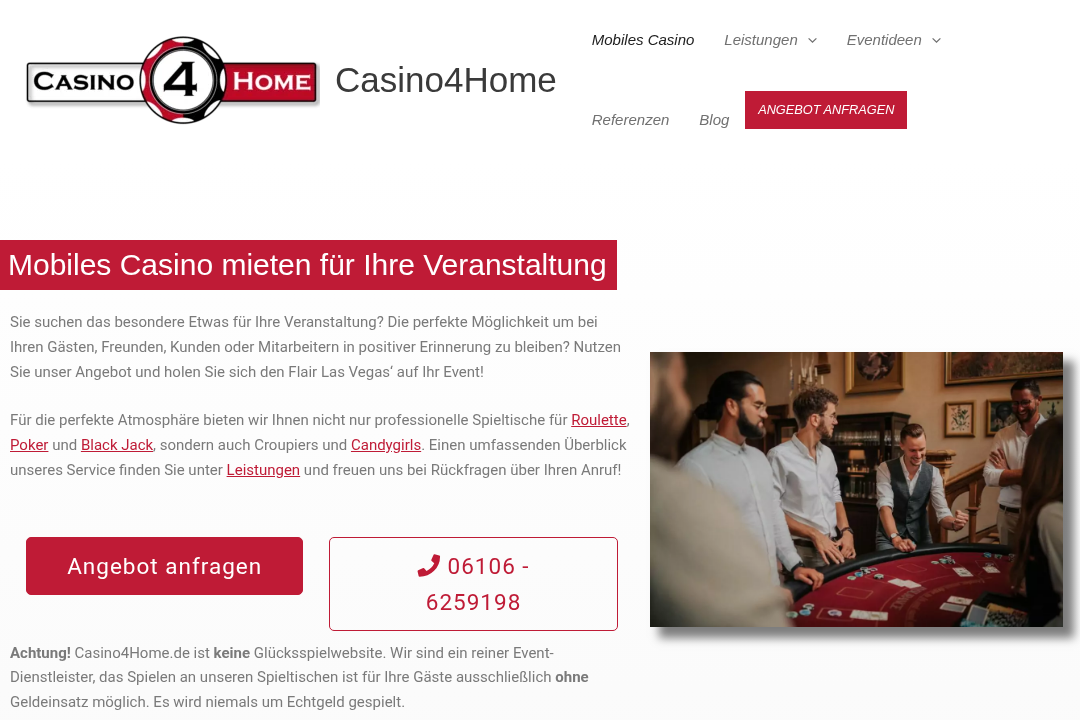 Casino4Home Website