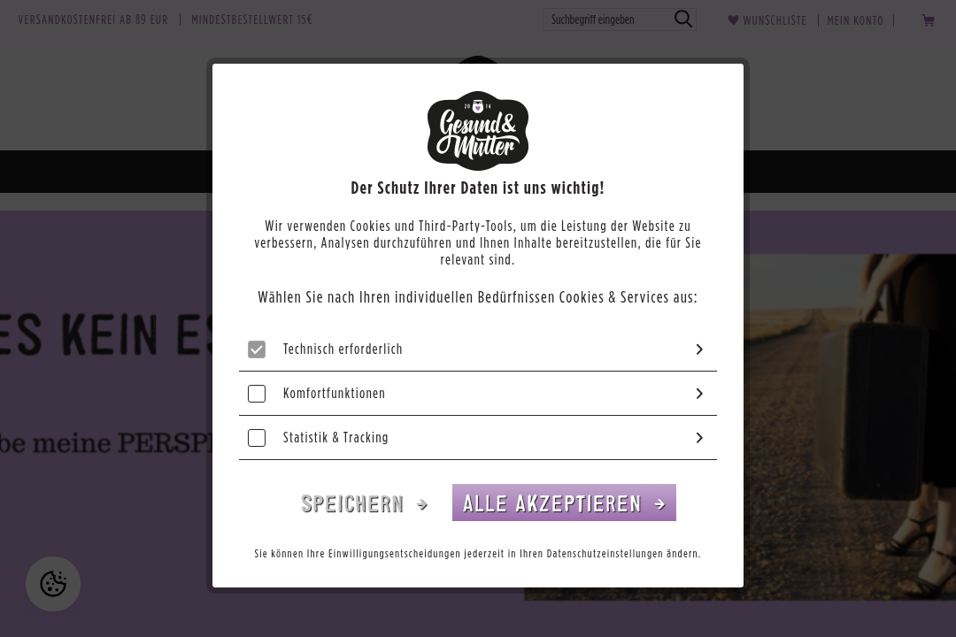 Gesund & Mutter Website
