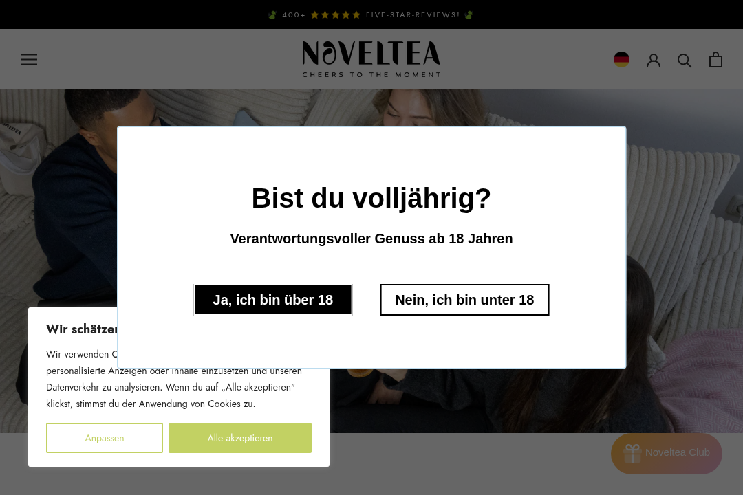 NOVELTEA Website