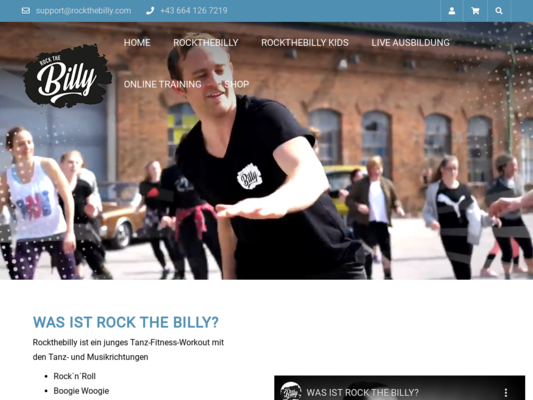 Rock the Billy Website