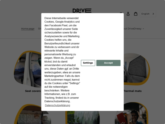 Drive Dressy Website