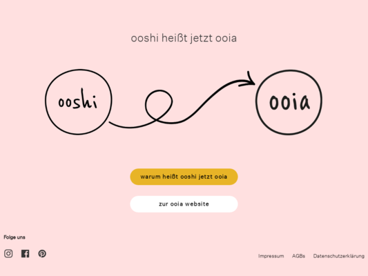ooshi Website