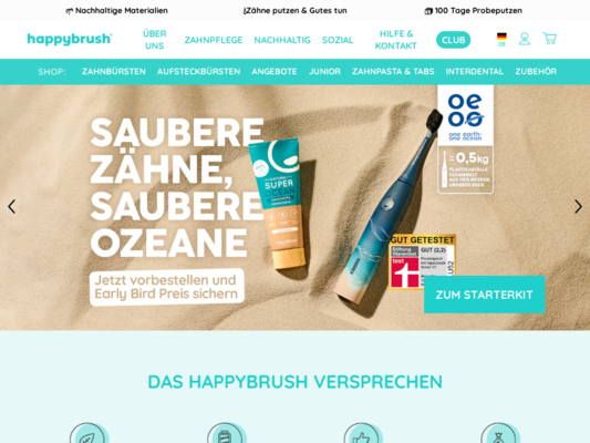 Happy Brush Website