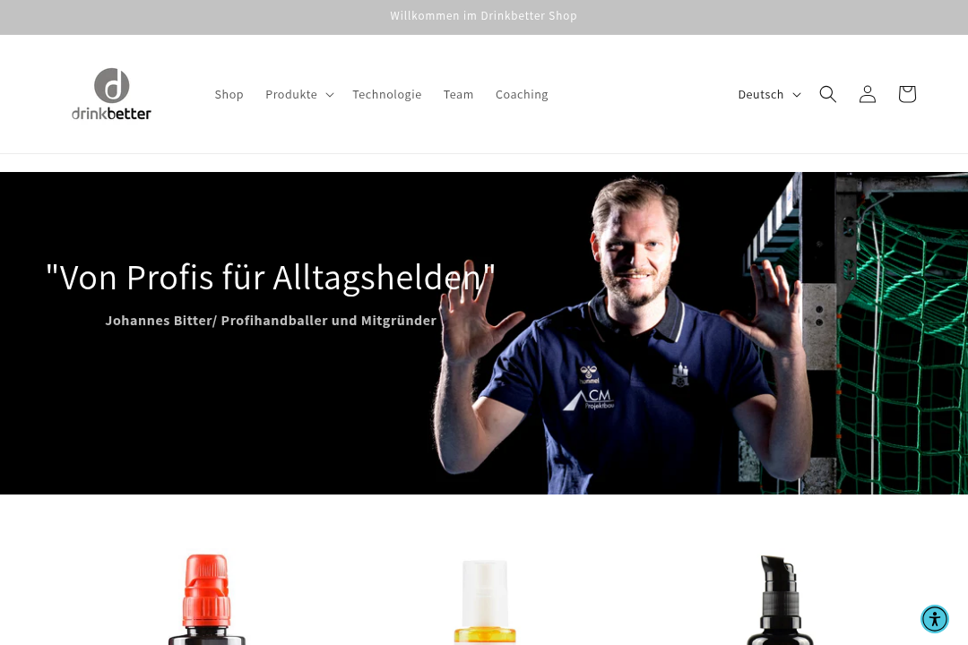 drinkbetter (elixir) Website