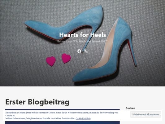 Hearts for Heels Website