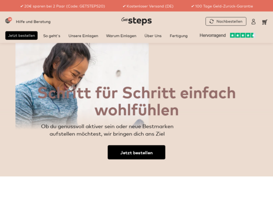 GetSteps Website
